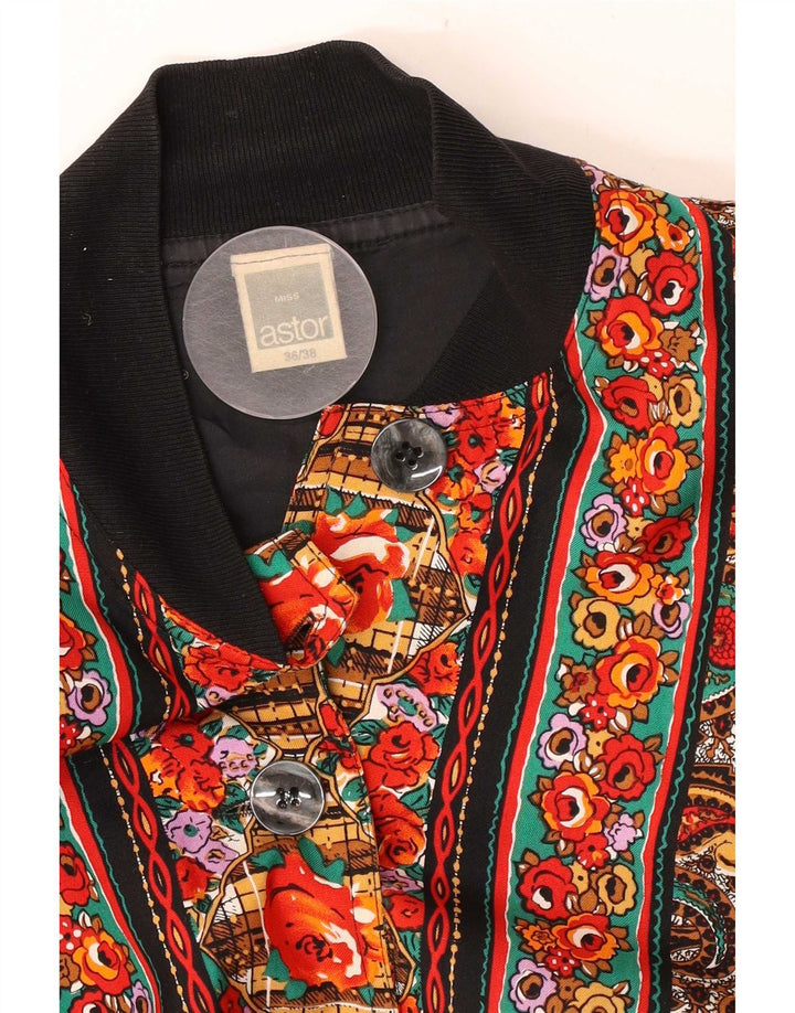 Veste Bomber Oversize Femme Astor EU 36/38 Small Multicolore Paisley