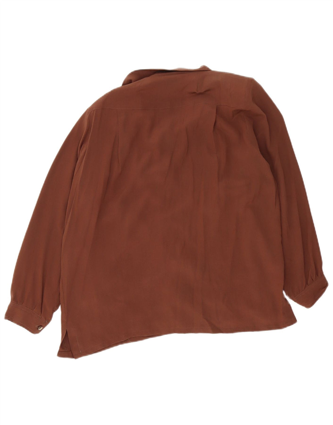 chemise femme vintage UK 12 Brun moyen