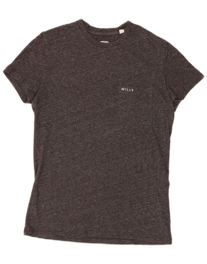 JACK WILLS T-Shirt Homme Petit Gris Moucheté
