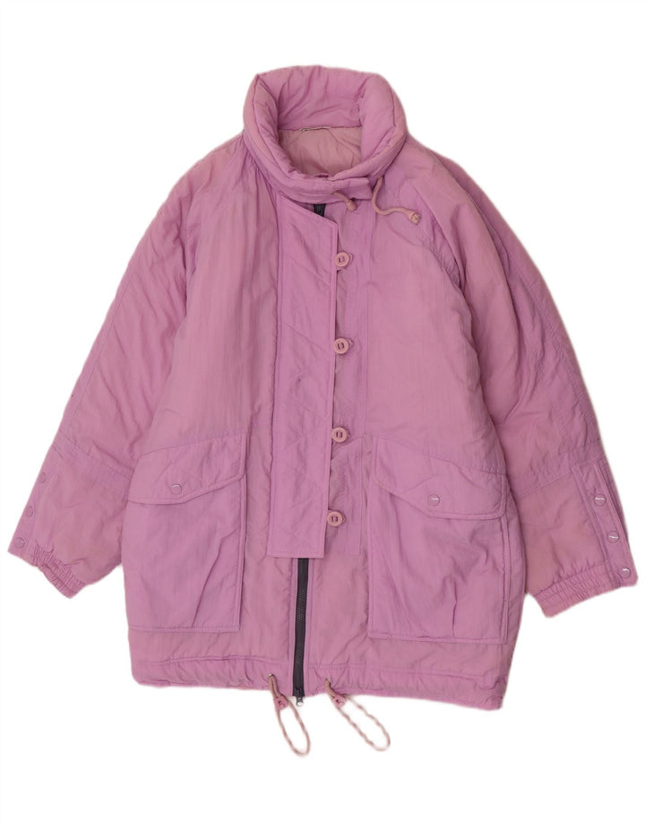 manteau rembourré surdimensionné femme vintage EU 38 Polyamide violet moyen