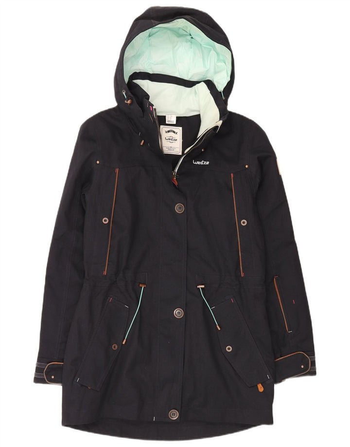 DECATHLON Veste Parka à Capuche Wedze Femme EU 36 Petit Bleu Marine Polyester