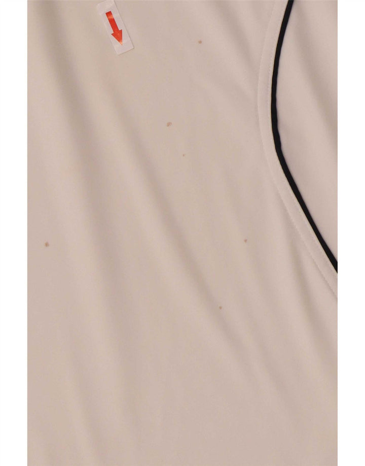 Adidas Polo Clima 365 Homme Blanc Moyen Polyester Colorblock