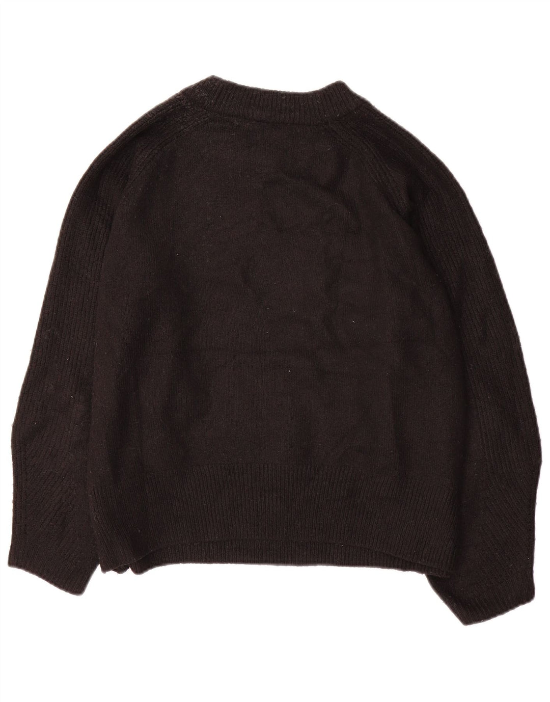 Marks & Spencer Pull surdimensionné à col rond pour femme UK 16 Large Noir