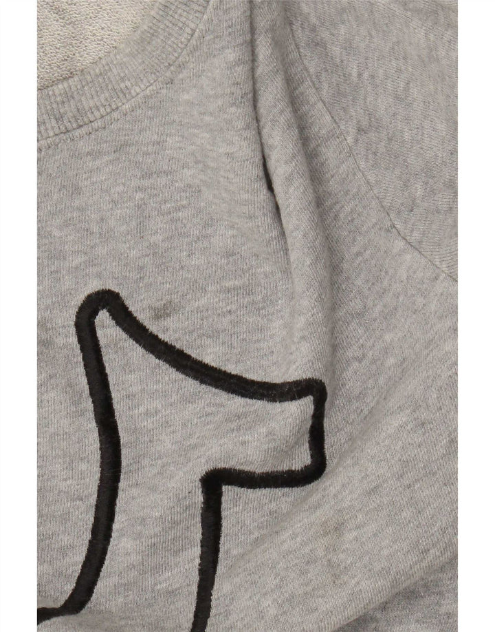 True Religion Sweat-Shirt Graphique Garçon 13-14 Ans Grand Gris Coton