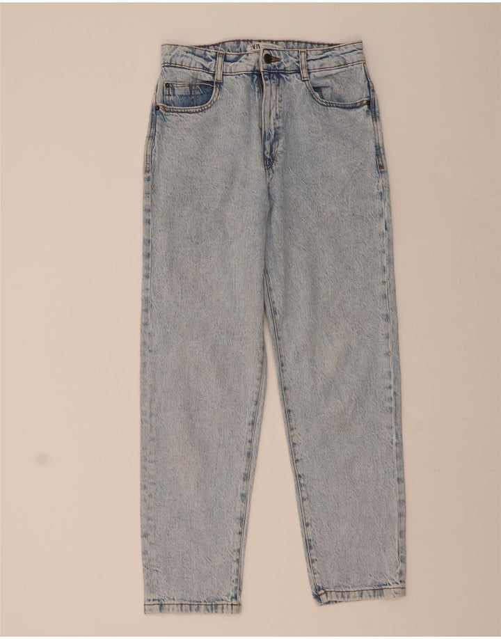 ZARA Jean fuselé pour femme EU 38 Small W28 L28 Bleu