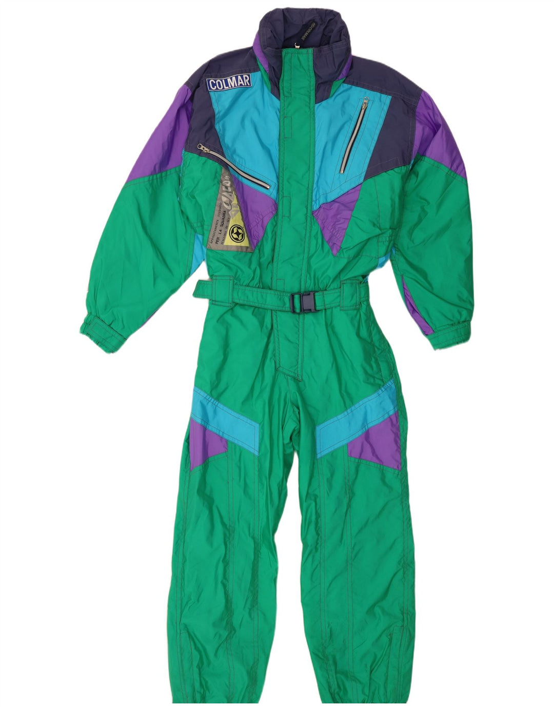 Colmar Combinaison de Ski Homme IT 48 Vert Moyen Colourblock