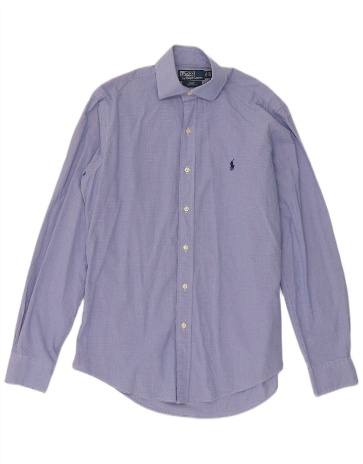 Polo Ralph Lauren Chemise Regent Homme Taille 38 15 Vichy Bleu Moyen