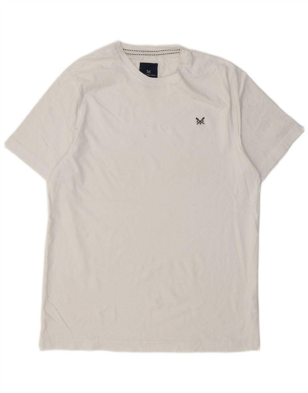 Crew Clothing T-Shirt Homme Grand Blanc Coton