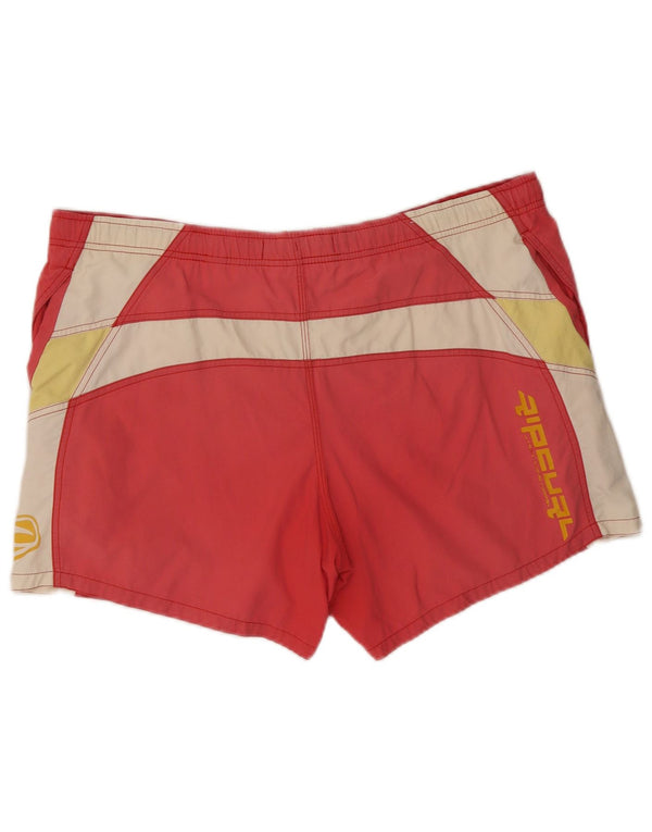 Rip Curl Short de bain graphique pour hommes XL Colorblock rouge