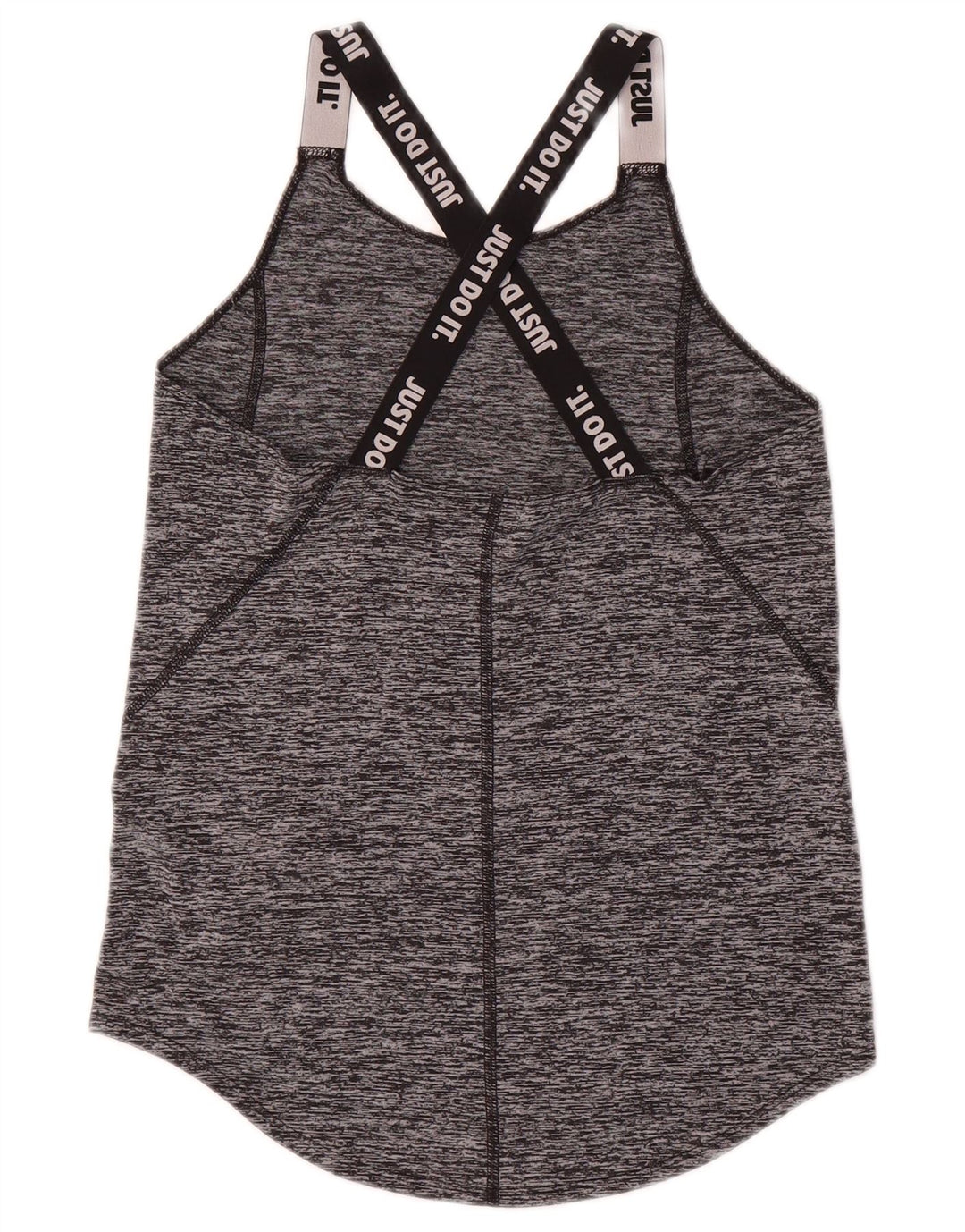 Nike Girls Graphic Débardeur 12-13 ans Large Gris Moucheté Polyester