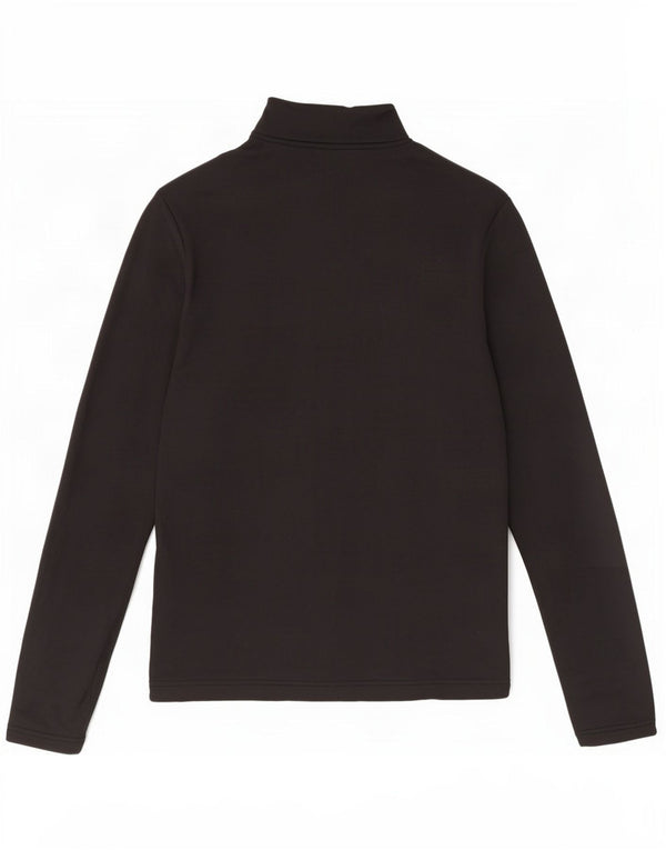 Adidas Femme Terrex Zip Neck Pull Survêtement Top UK 16 Large Noir