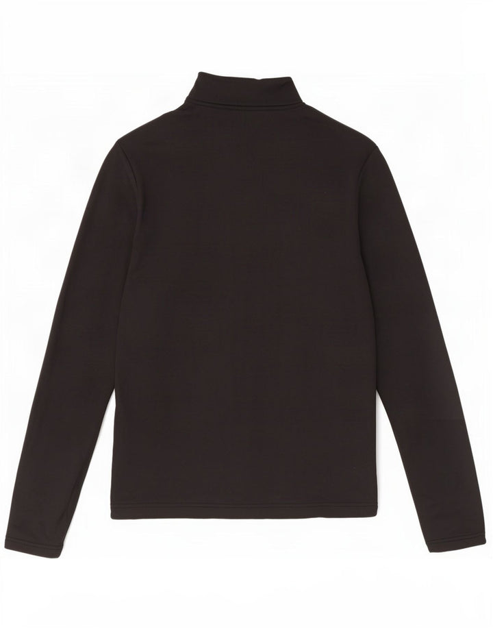 Adidas Femme Terrex Zip Neck Pull Survêtement Top UK 16 Large Noir
