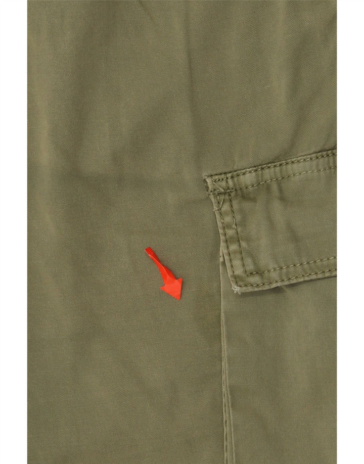 Yes Zee Short Cargo W33 Homme Kaki Moyen Coton