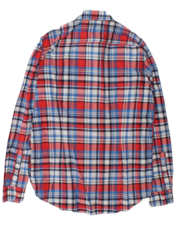 Tommy Hilfiger Chemise slim fit en coton à carreaux rouges pour homme