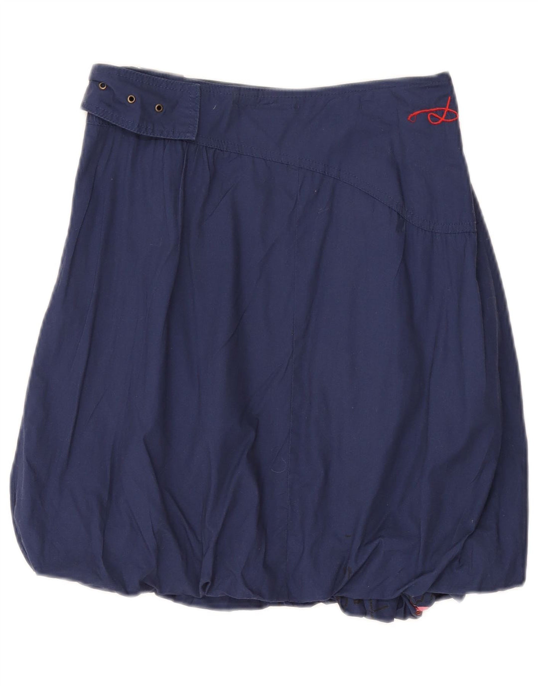 Desigual Jupe Bulle Graphique Femme EU 40 Moyen W27 Bleu Marine Floral