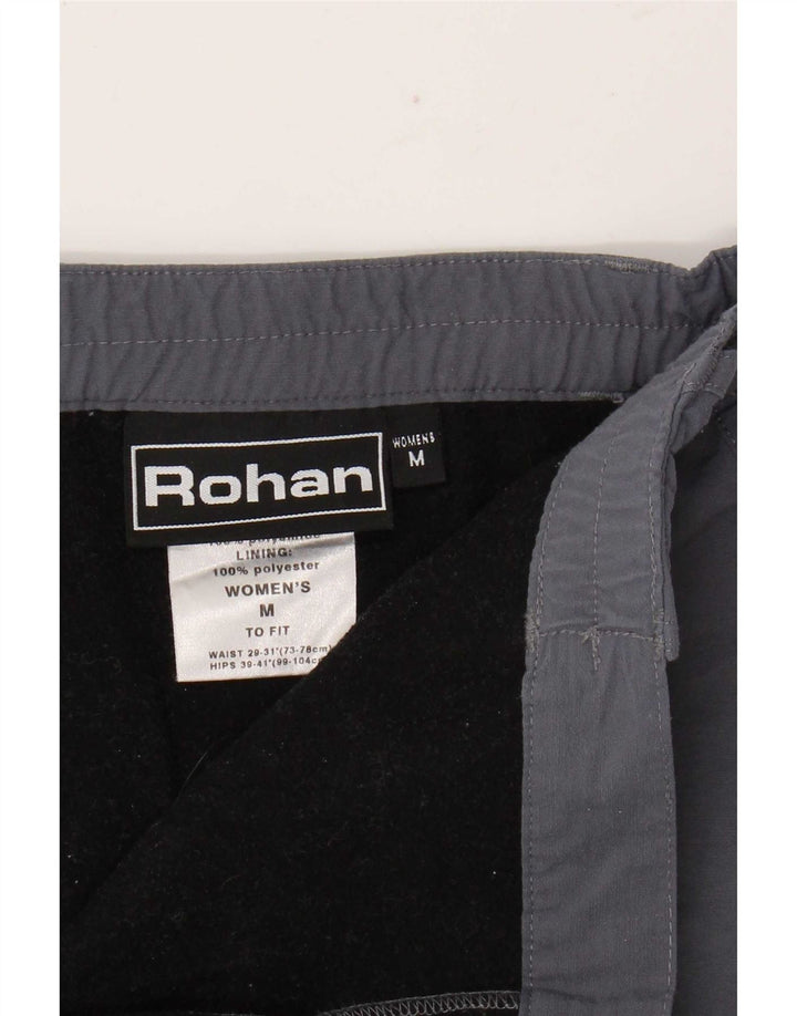 Rohan Femme Pantalon Droit Décontracté Moyen W30 L29 Gris Polyamide