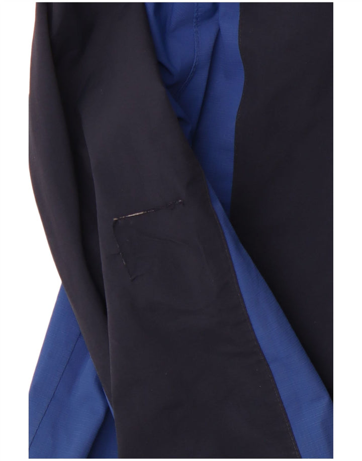 MOUNTAIN WAREHOUSE Veste de Pluie Homme UK 36 Small Bleu Marine Colourblock