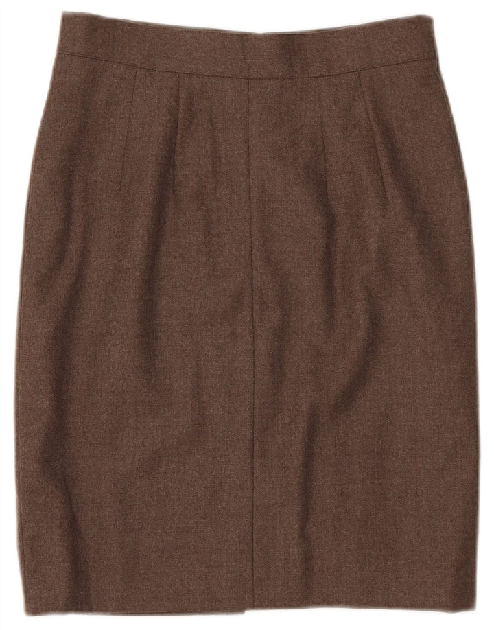 VINTAGE Jupe crayon femme W28 Marron moyen