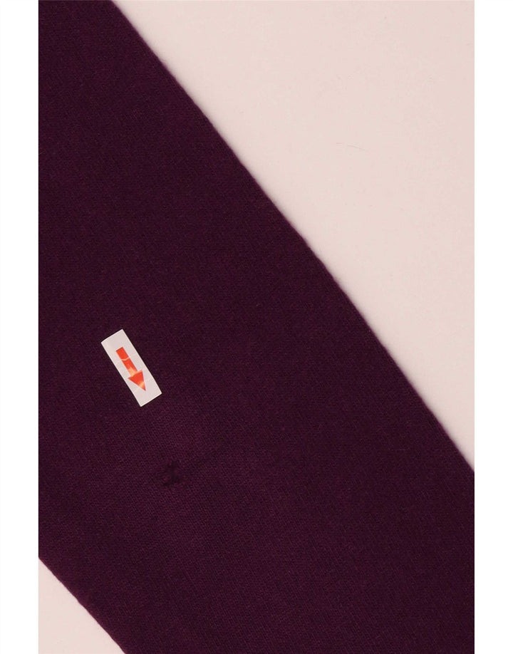 Brooksfield Pull col V pour homme IT 48 Violet moyen Argyle/Diamant