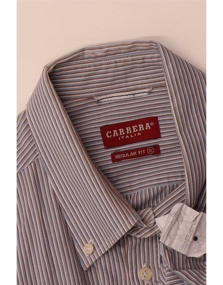 Carrera Chemise Regular Fit XL en coton à fines rayures pour homme