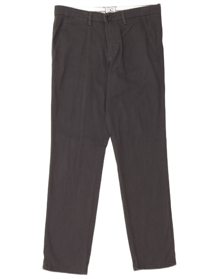JACK & JONES Pantalon Chino Slim Homme W32 L32 Gris Coton