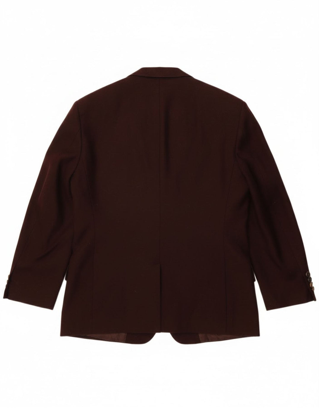 Valentino Veste Blazer 2 Boutons Homme IT 50 Large Marron Laine