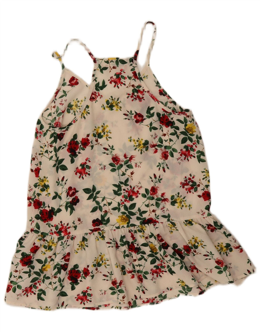 Guess Robe d'été pour femme UK 6 XS Blanc cassé Floral Polyester