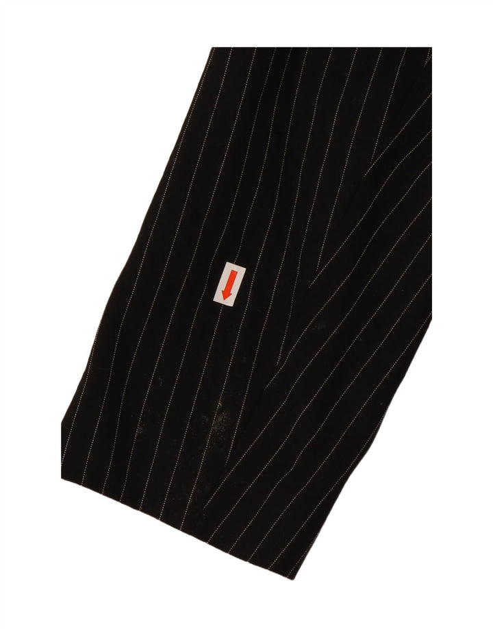 RENATO BALESTRA Veste Blazer 3 Boutons Femme IT 46 Grandes Rayures Noires