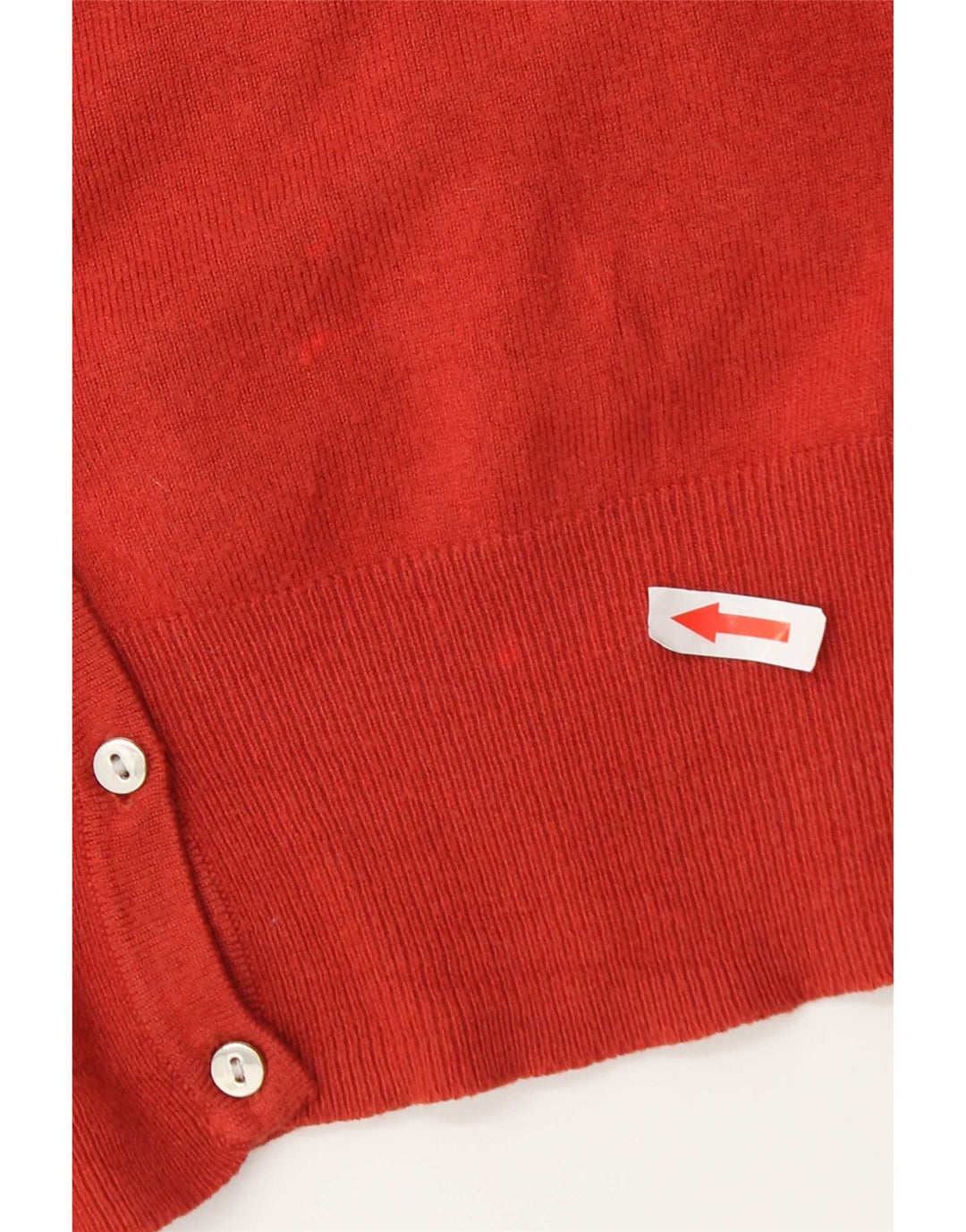 Marks & Spencer Pull Cardigan Femme UK 12 Viscose Rouge Moyen