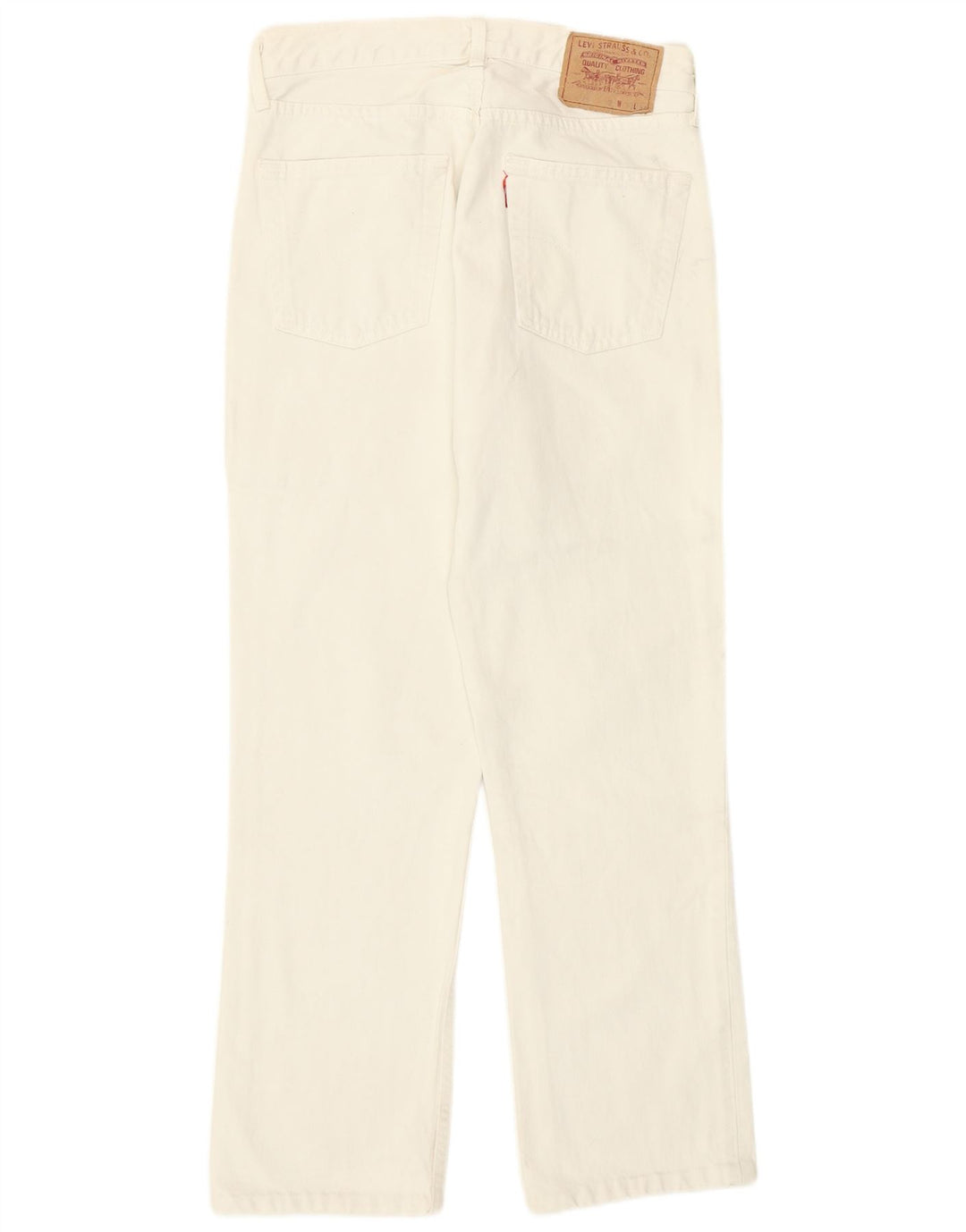 Levi's Jean Droit Femme W31 L27 Coton Blanc Cassé