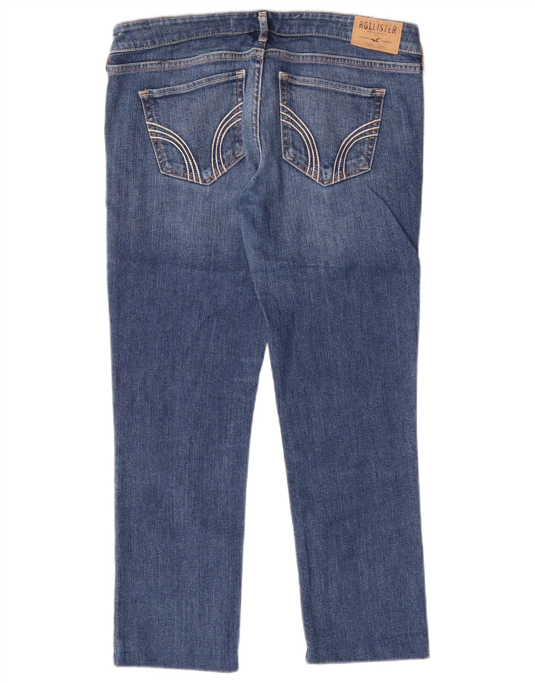 Hollister Jean court pour femme US 7 Medium W28 L24 Bleu