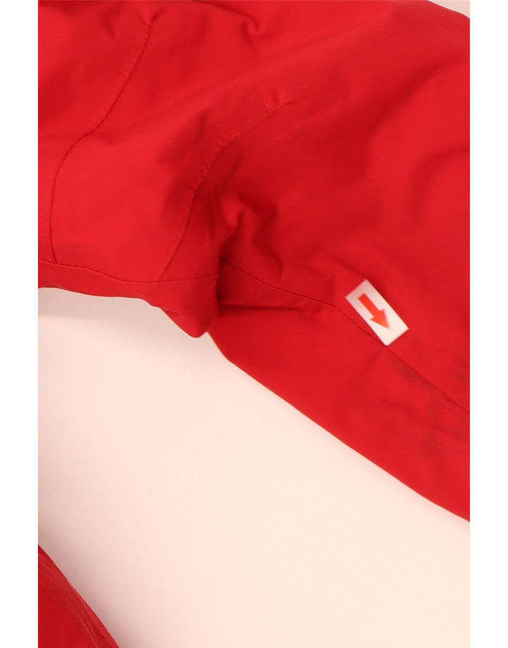 Helly Hansen Veste coupe-vent à capuche pour femme UK 10 Small Rouge Colourblock