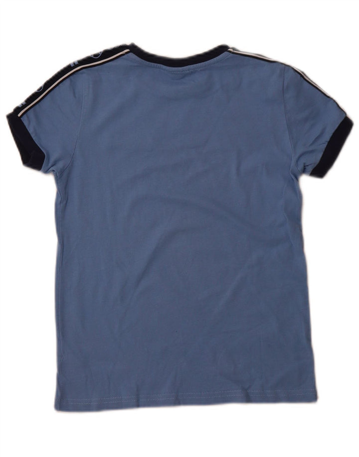 ELLESSE T-Shirt Graphique Garçon 8-9 ans Bleu Coton