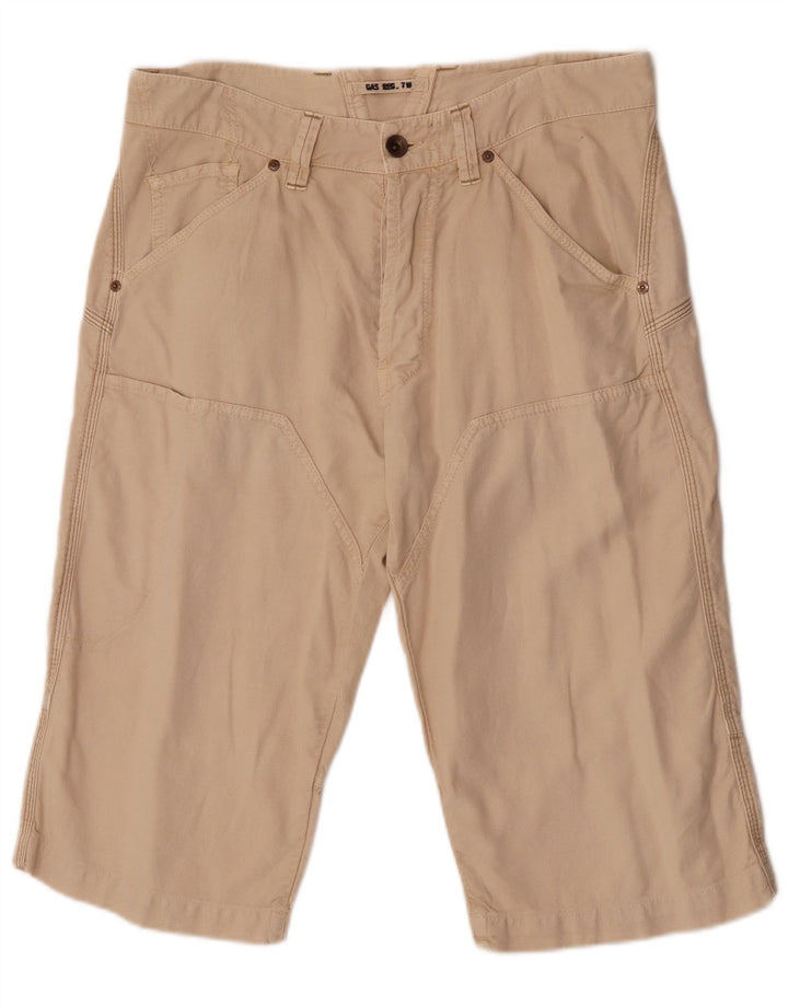 Gas Short Chino Homme W33 Coton Beige Moyen