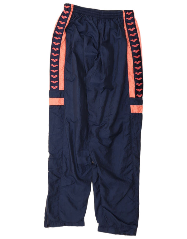 Arena Pantalon de survêtement graphique pour femme UK 14 Bleu marine moyen Colourblock