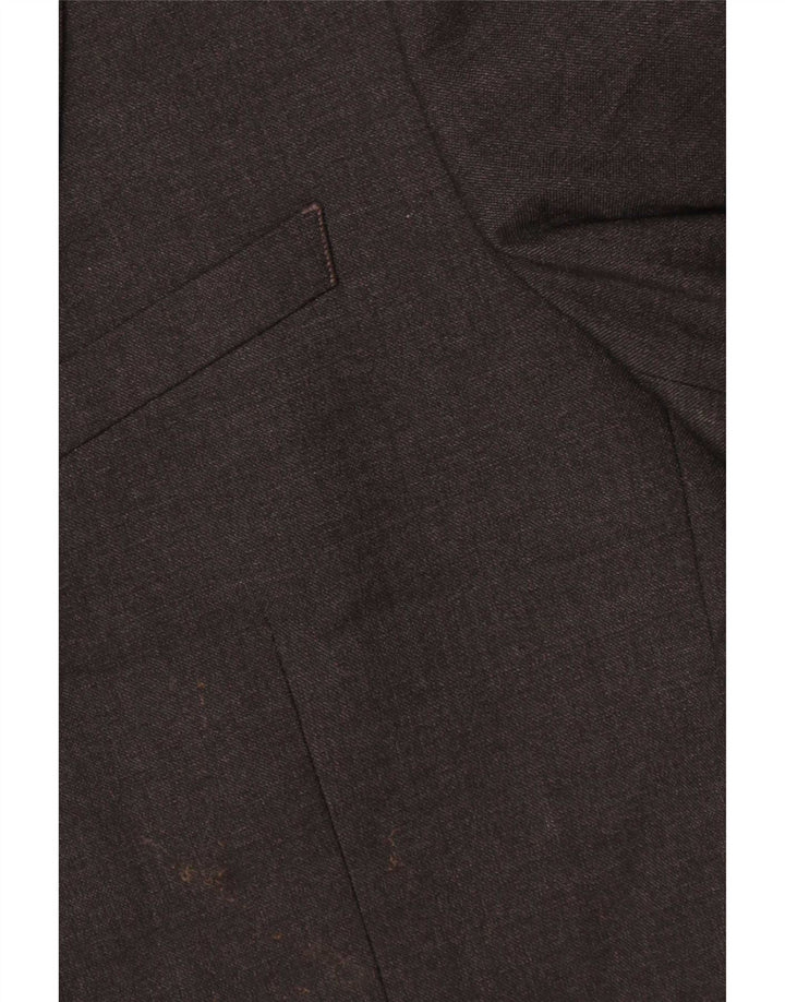 Marks & Spencer Veste blazer à 2 boutons pour homme UK 42 Large Gris Polyester