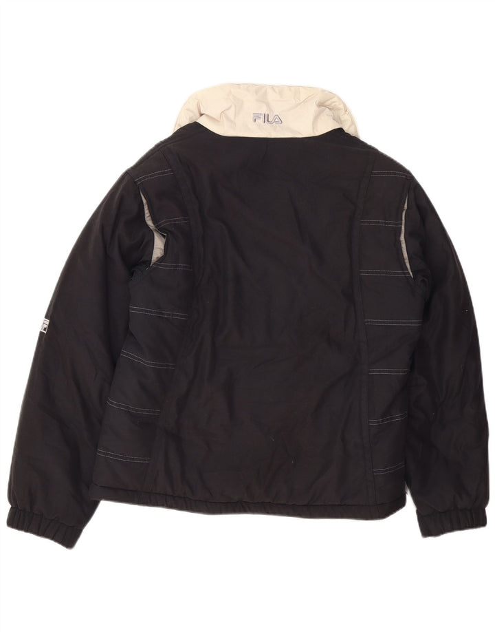 FILA Veste matelassée Femme IT 44 Polyester Noir Moyen