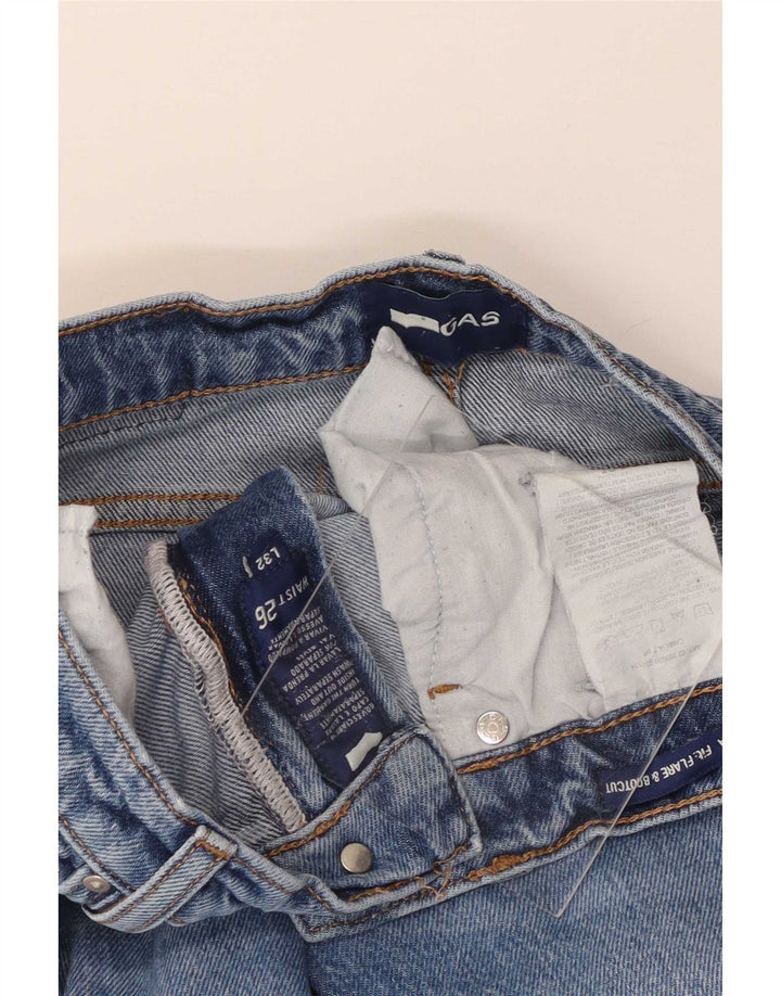 Gas Jean évasé bootcut femme W26 L32 Bleu Coton