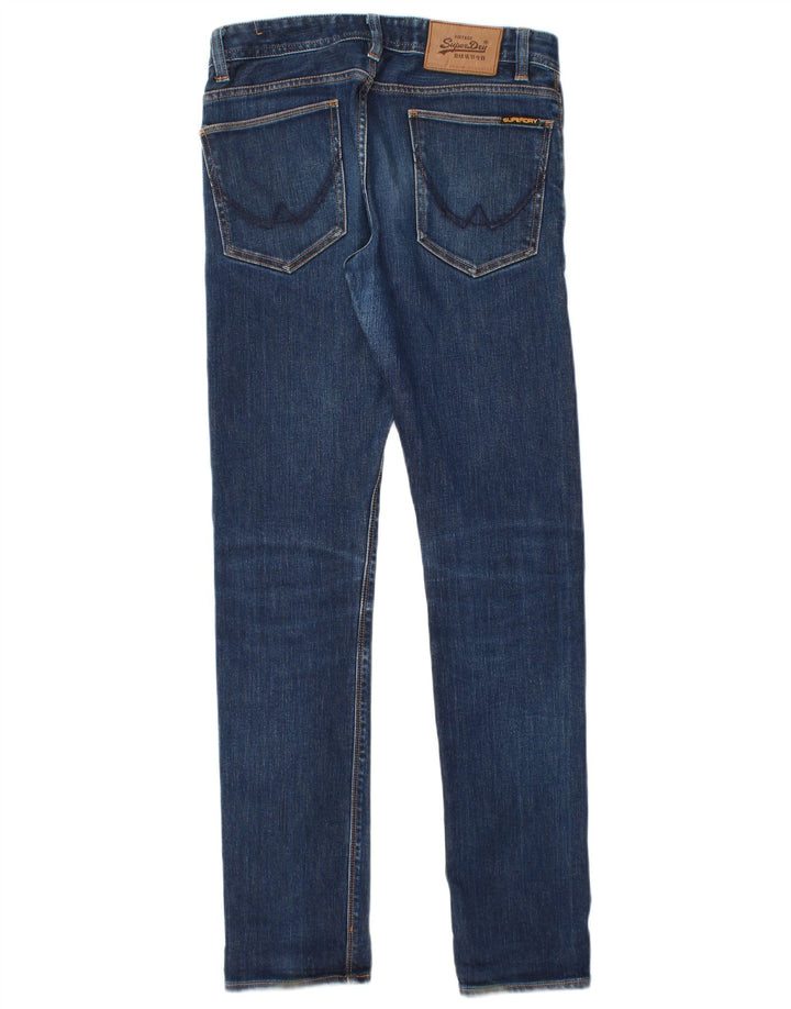 Superdry Jean Slim W28 L32 Bleu Coton Homme