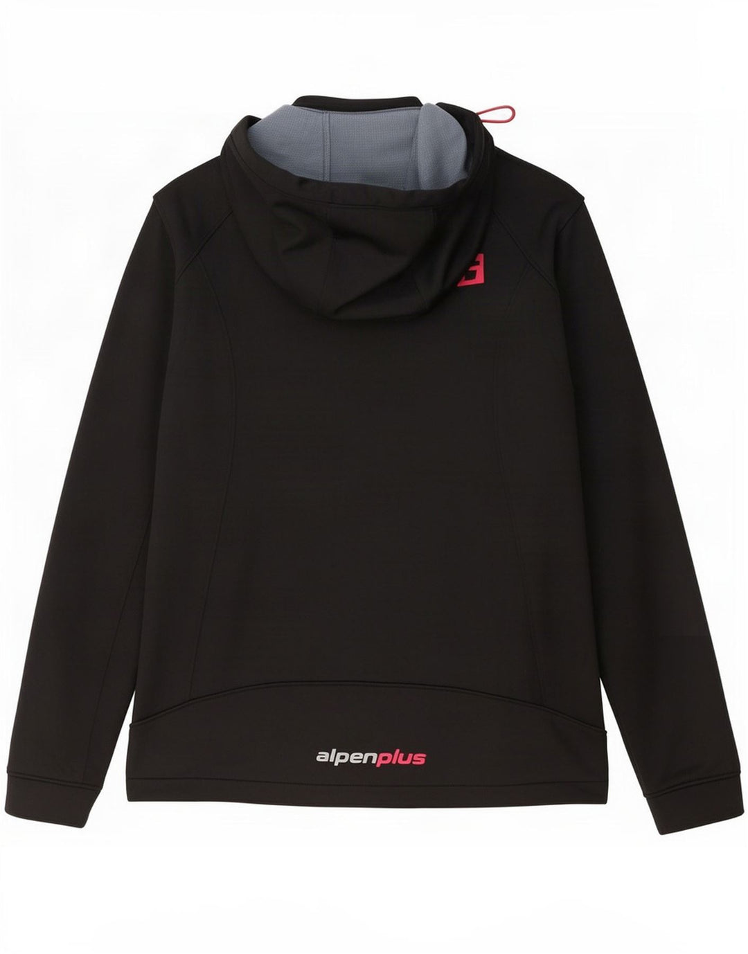 Alpen Moden Veste coupe-vent à capuche pour femme UK 18 XL Noir Polyester