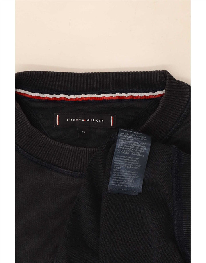 Tommy Hilfiger Sweat-shirt graphique pour homme à rayures bleu marine moyen
