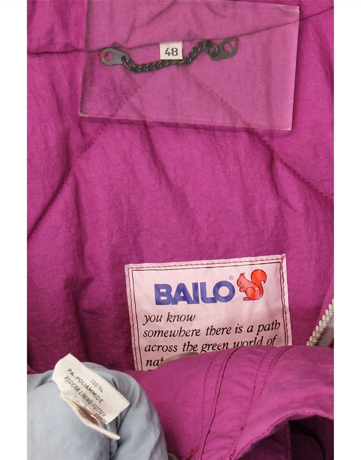 Bailo Veste Coupe-Vent à Capuche Gore-Tex Homme IT 48 Rose Moyen Polyamide