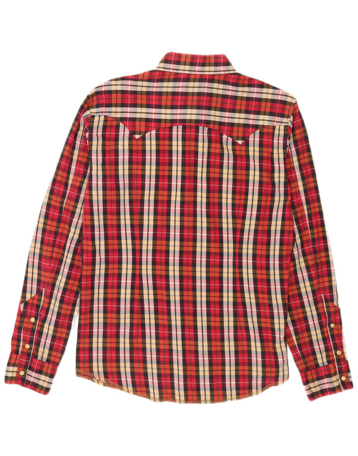 Lee Chemise en Flanelle Homme XL Carreaux Rouges