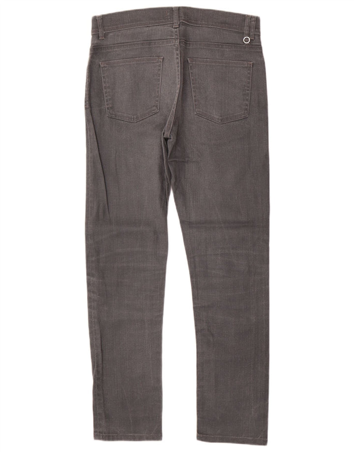 Zara Jean Slim Homme EU 42 Large W32 L30 Gris Coton