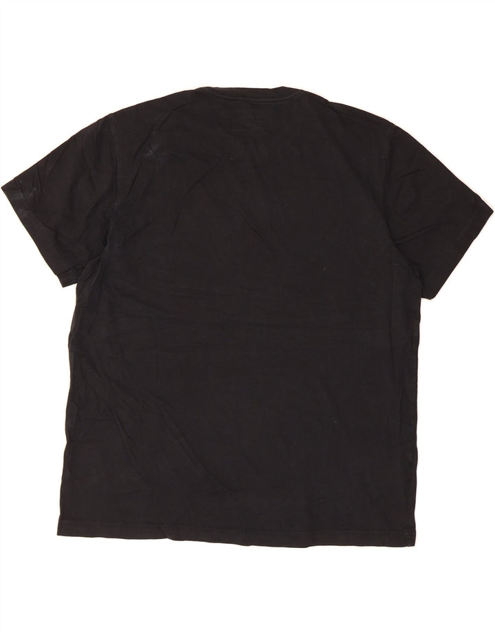 EDDIE BAUER Mens T-Shirt Top Large Black Cotton Vintage Eddie Bauer and Second-Hand Eddie Bauer from Messina Hembry 