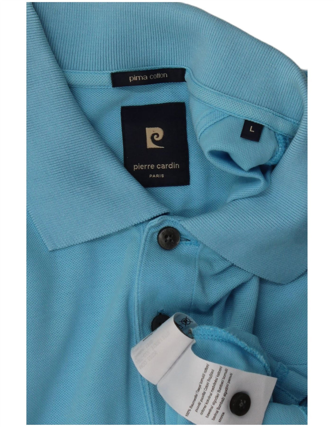 PIERRE CARDIN Polo Homme Grand Bleu Coton