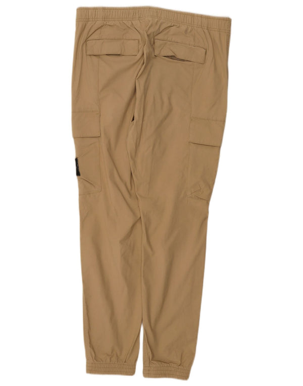 Calvin Klein Pantalon cargo de jogging pour homme Large W34 L29 Coton beige
