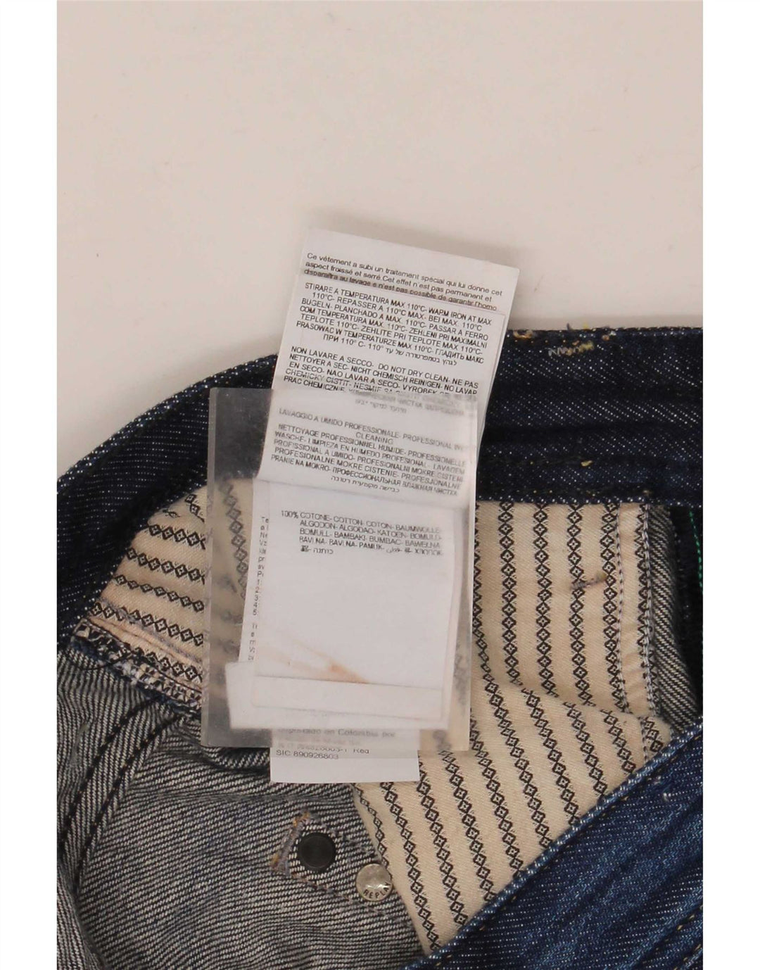 Replay Jean Droit Rob W29 L30 Homme Bleu Coton