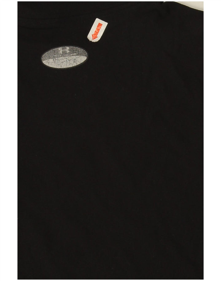 Under Armour Haut à manches longues pour femme UK 10 Small Noir Nylon