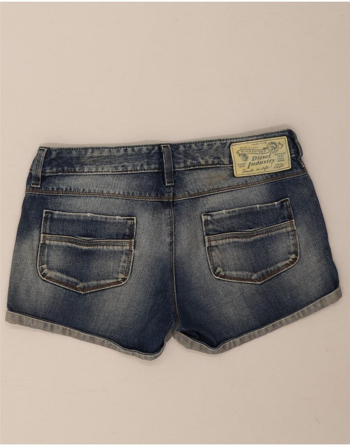 Short En Jean Diesel Femme W29 Bleu Moyen Coton